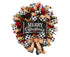 Christmas Wreath for Car, Truck or Festival Decoration LED Artificial Christmas Car Wreath - 25cm