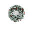 Christmas Wreaths for Front Door Xmas Art Decorations Thanksgiving Day Indoor Outdoor Home Decorative Wreath Red Flowers Pine Cones Fruits - 35CM