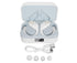Bluetooth Translator Earbuds 144 Languages Noise Reduction Stereo Wireless Translation Headphones with Charging Case White
