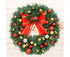 30cm Christmas Wreath with Lights, Christmas Decorations, Artificial Christmas Garland