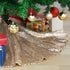 36 Inch Rose Gold Glitter Christmas Tree Skirt Plus Christmas Tree Decorations