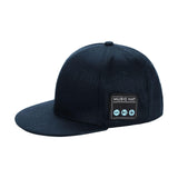 Dark Blue Wireless Bluetooth Hat - Sports Cap with Dual Speakers, Bluetooth 5.4,Outdoor Music Hat for Running,Jogging,and Sports