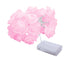 1 String Fairy Light High Brightness Realistic Battery Operated Beautiful LED Rose Flower Holiday Supplies - Pink