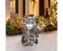 2D Christmas Dog With Led Lights Yard Decoration With Acrylic Garden Stake