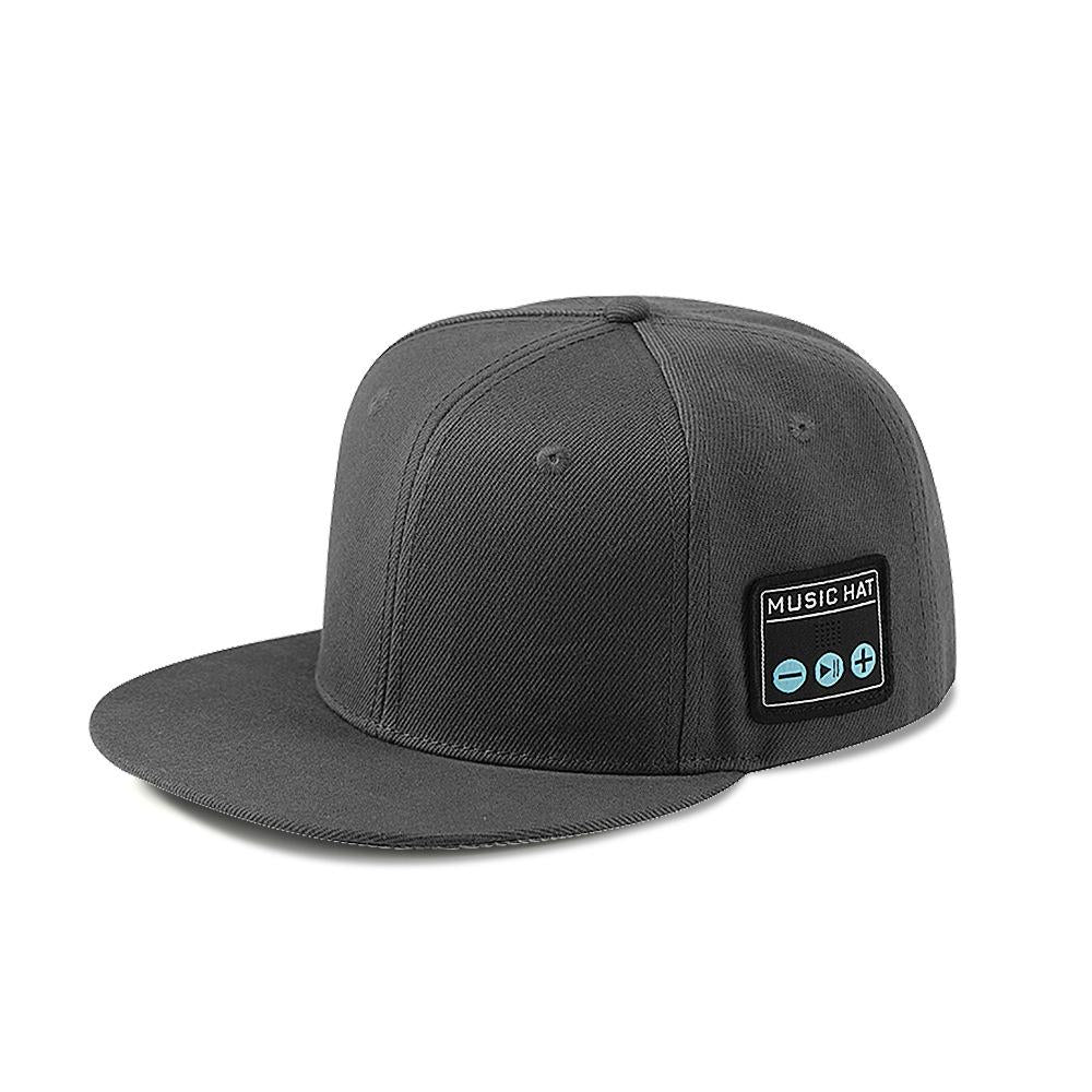 Dark Gray Wireless Bluetooth Hat - Sports Cap with Dual Speakers, Bluetooth 5.4,Outdoor Music Hat for Running,Jogging,and Sports