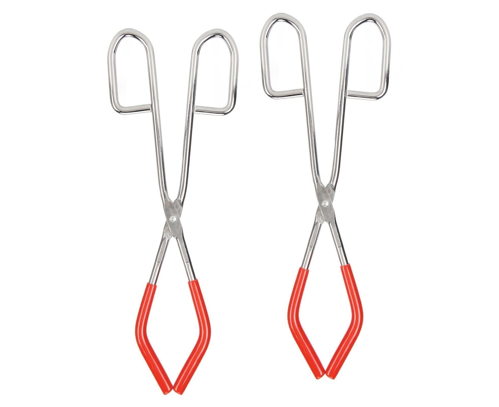 2pcs Labs Beaker Tongs Rust Prevention Strong Grip Rubber Coated Ends Chemical Beaker Tongs for 50mL To 2000mL Beakers Labware
