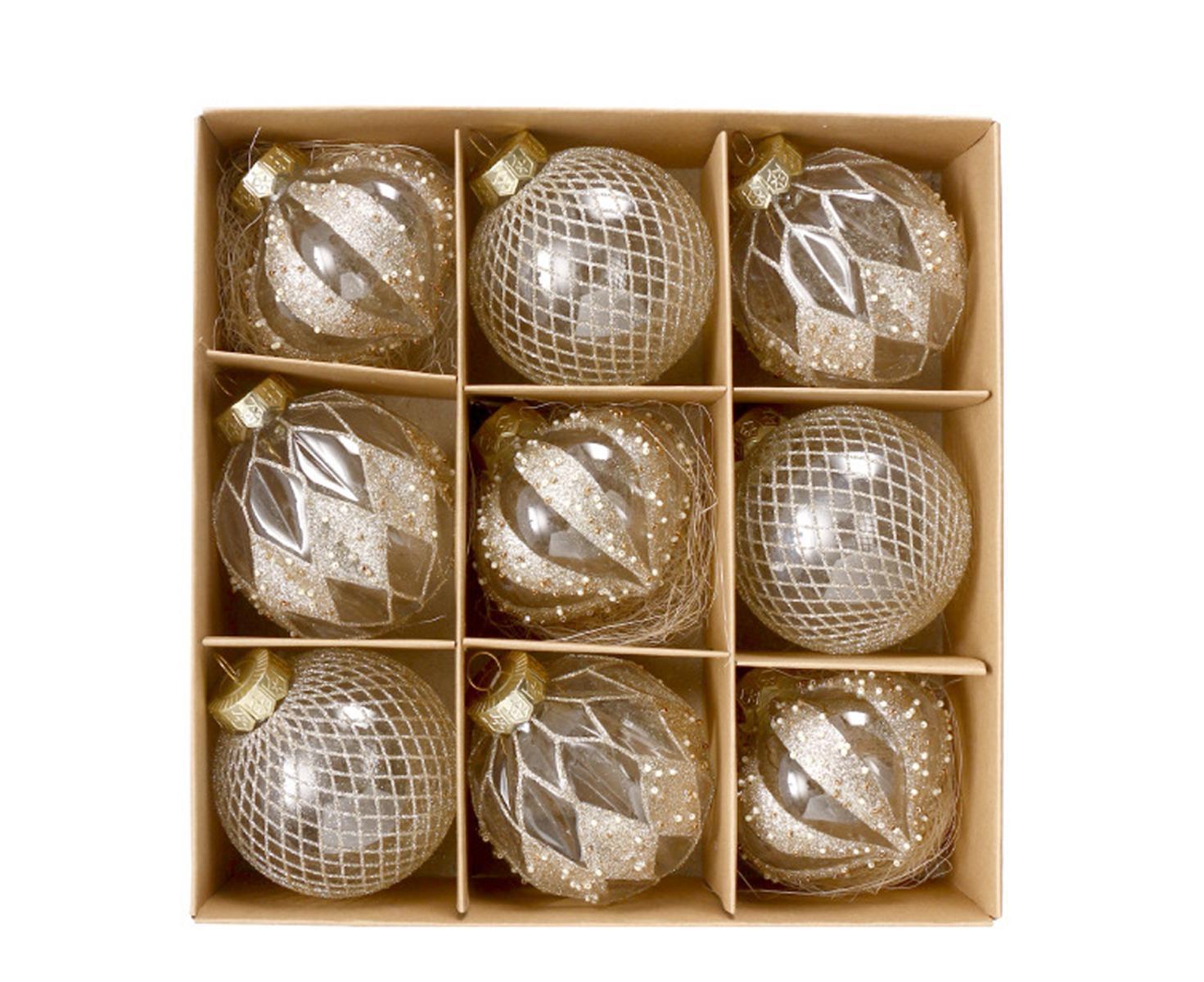 9Pcs Christmas Ball Ornaments Shatterproof Colorful Transparent Plastic Christmas Tree DecorationHanging Ornaments for Xmas Party,Wedding,Holiday