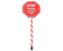 Christmas Garden Stop Sign Solar Energy Garden Decoration Garden Stake Creative Courtyard Landscape