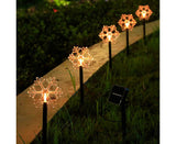 Christmas Solar Garden Light, Outdoor Waterproof Stake Light, Solar Powered Pathway Lights For Pathway, Lawn