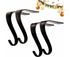 Christmas Stocking Holders Metal Fireplace Stocking Hook Garland Mantle Hook For Christmas Decoration (4 Pack)