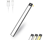 LED Closet Light with Motion Sensor, 12 Inch Dimmable Rechargeable LED Under Kitchen Cabinet Light