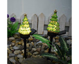 Led Solar Lights Christmas Tree Stake Lights Outdoor Garden Lights Christmas Decoration