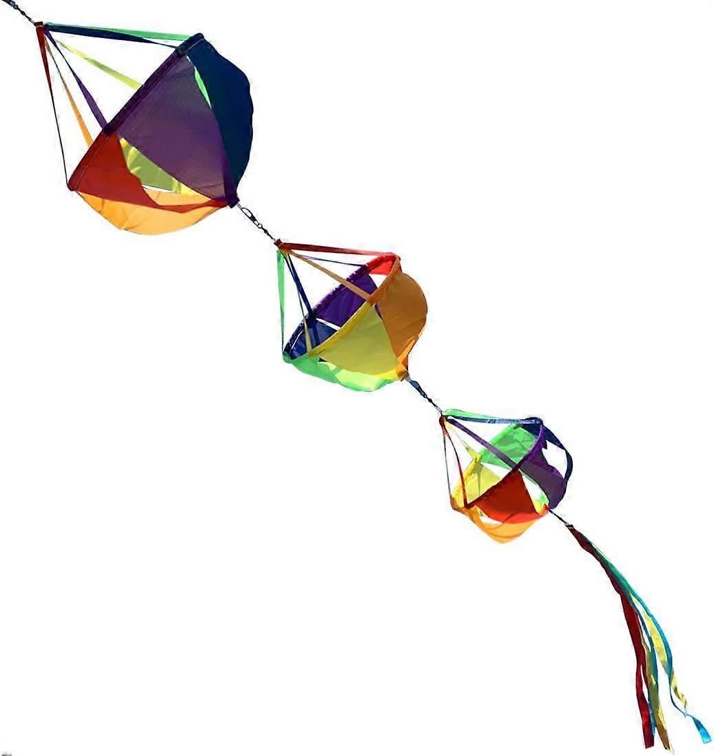 Fashion Windsocks Wind Twister Spinners Rainbow Kite Socks Flag Garden Yard Decoration
