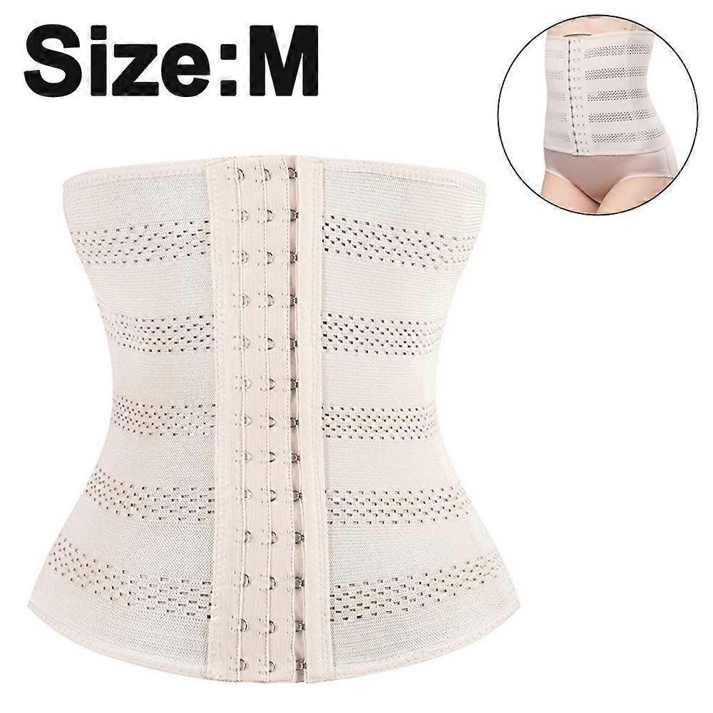 Abdominal Support Belt Hollow Body Sculpting Corset - Off-White M