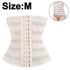 Abdominal Support Belt Hollow Body Sculpting Corset - Off-White M