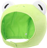Hat Frog Ears Bunny Finn Hood Froggy The Headband Plush Adult Human Mushroom- Cartoon Shape Hat Funny Photo Headgear Hat