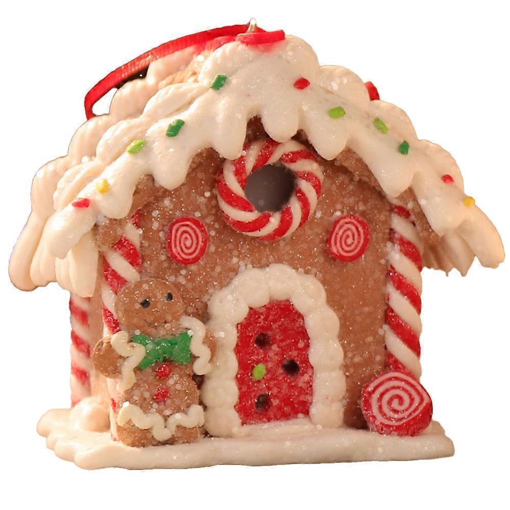 Christmas Scene Village Houses LED Lighted Christmas Buildings