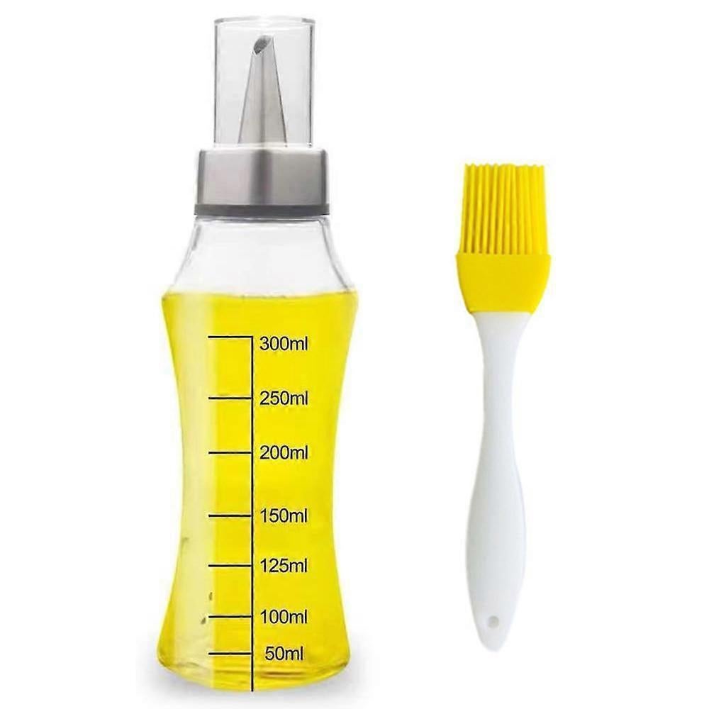Bottle Of Oil Tortoiseshell Drinker + Silicone Brush