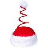 Spiral Spring for Santa Hat Santa Hat Spring Fan Santa Claus Hat Christmas Clothes Christmas Decorations