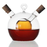 Two-in-one oil pot, sealed glass oil control pot-ball type