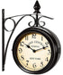 Wall Clock Wrought Iron Garden Clock Station Clock 2-sided Handmade Grand Central Terminal New York