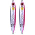 2Pcs Simulation Fish Shape Lure Bait Fishing Tackle Vivid Swimming Posturepink