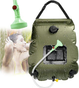 Camping Solar Shower Bag, Solar Shower Bag, Solar Camping Shower, Camping Shower Bag, Foldable Shower Bag, Switchable Shower Head for Hiking, Camping
