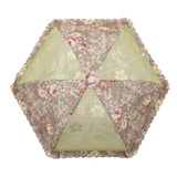 Mesh Food Cover Foldable Pop Up Food Cover Net Floral Print Food Tent for Home Outdoor Picnic Purple