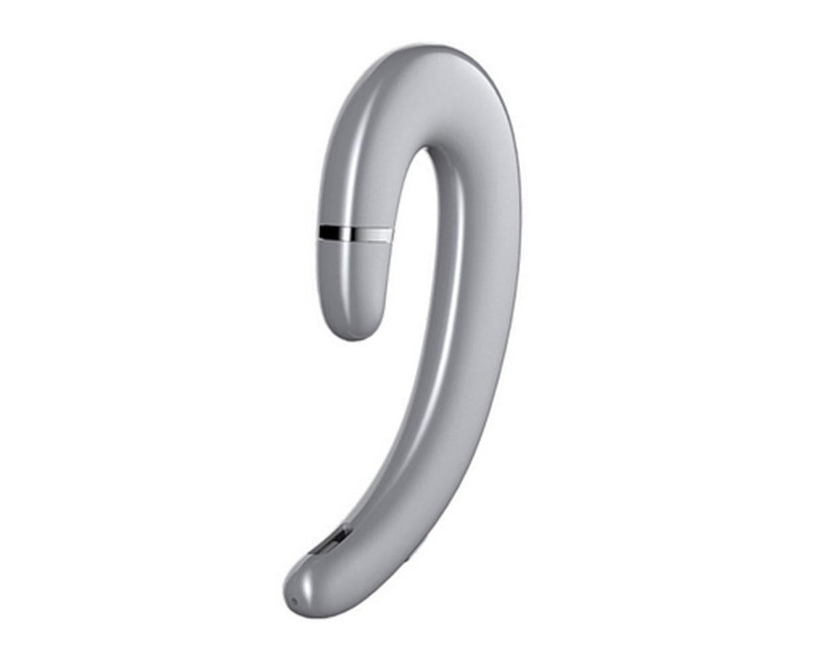 Ear Hook Wireless Headphones - Non Ear Plug - Noise Cancelling Single Ear Headset with Mic