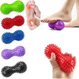 Myofascial Balls Spiky Massage Ball Trigger Point Sport Fitness Hand Foot Pain Relief Plantar Fasciitis Reliever Hedgehog Balls-Red