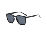 Retro Sunglasses Women Men Fashion Square Sun Glasses Ladies Luxury Brand Female  Male UV400 - Bright Black