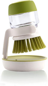 Palm Brush Upgraded,dish Brush Kitchen Soap Dispensing Brush With Storage Stand Dishes Mini Soap Liquid Brush For Kitchen Dish Pot Pan Sink