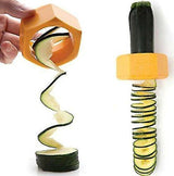 2pcs Creative Kitchen Gadget Spiral Cucumber Slicer Nut Shape Vegetable Cutter