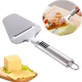 Silver Stainless Steel Cheese Peeler  Slicer Cutter Butter Slice Cutting Knife Kitchen Cooking Tools