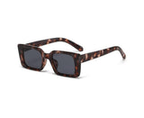 Small Rectangle Sunglasses For Women Retro Gradient Sun Glasses Female Vintage Anti Glare Shades Ladies UV400 - Hawksbill Black