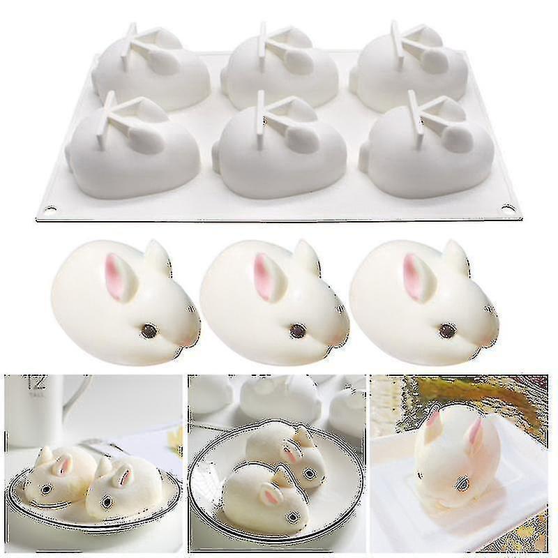 3d Cake Decorating Silicone Molds Rabbit Shape Dessert Cake Mold Baking Silicone Molds Kitchen Tool