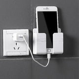 Wall-mounted Mobile Phone Plug Charging Bracket Storage Box