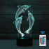 3D Night Light babies, 3D Illusion Lamp 16 Colors Change With Remote Control