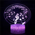 3D Optical Lamp Illusion Night Light Polyphonic Notes 3D Table Lamp babies babies Birthday Gift Creative Light Gift Stereo Vision Colorful Nightlight