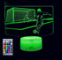3D Football Soccer Night Light Table Desk Optical Illusion Lamps 16 Color Changing Lights LED Table Lamp Xmas Home Love Birthday babies babies Gift
