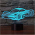 3D Optical Illusion Lamp LED Night Light Optical Illusion Night Light 16 Colors Touch Night Lamp for Bedroom Art Deco