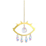 Evil Eye Suncatcher Crystal Light Catcher window curtain home decoration crystal tracery
