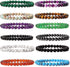 12pcs 6mm Gemstone Beaded Bracelets For Women Tiny Crushed Stone Crystal Bracelet Beaded