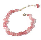 Healing Crystal Stone Beads Stretch Bracelets Crystal Bracelet Natural Gemstones Round Beads Energy Power Crystal Chakra Reiki Healing Elastic Stretch