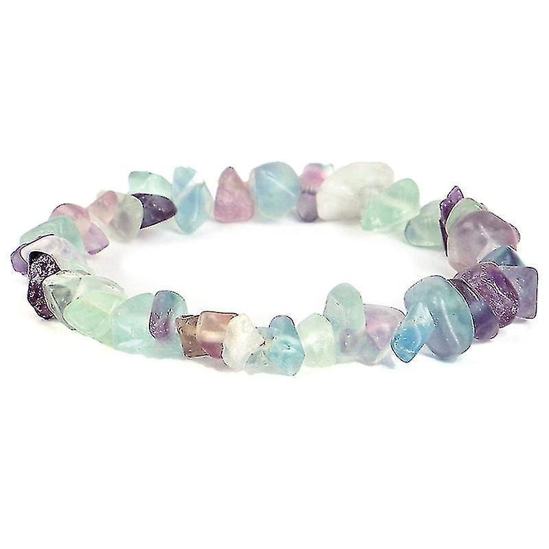 Irregular Natural Crystals Chakras Stone Bracelet Beads Bracelets Yellow Crystals Clear