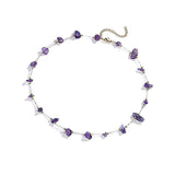 Red/purple Crystal Bracelet Bring Luck Prosperity Bracelet Agate Bracelet Gift Purple