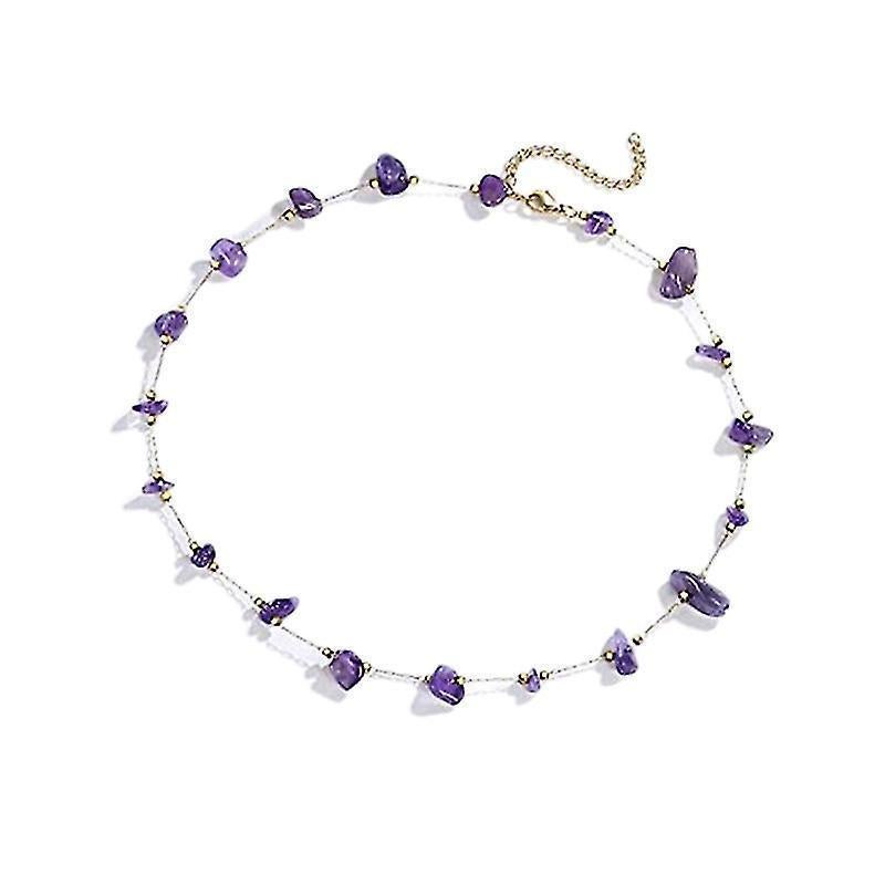 Red/purple Crystal Bracelet Bring Luck Prosperity Bracelet Agate Bracelet Gift Purple