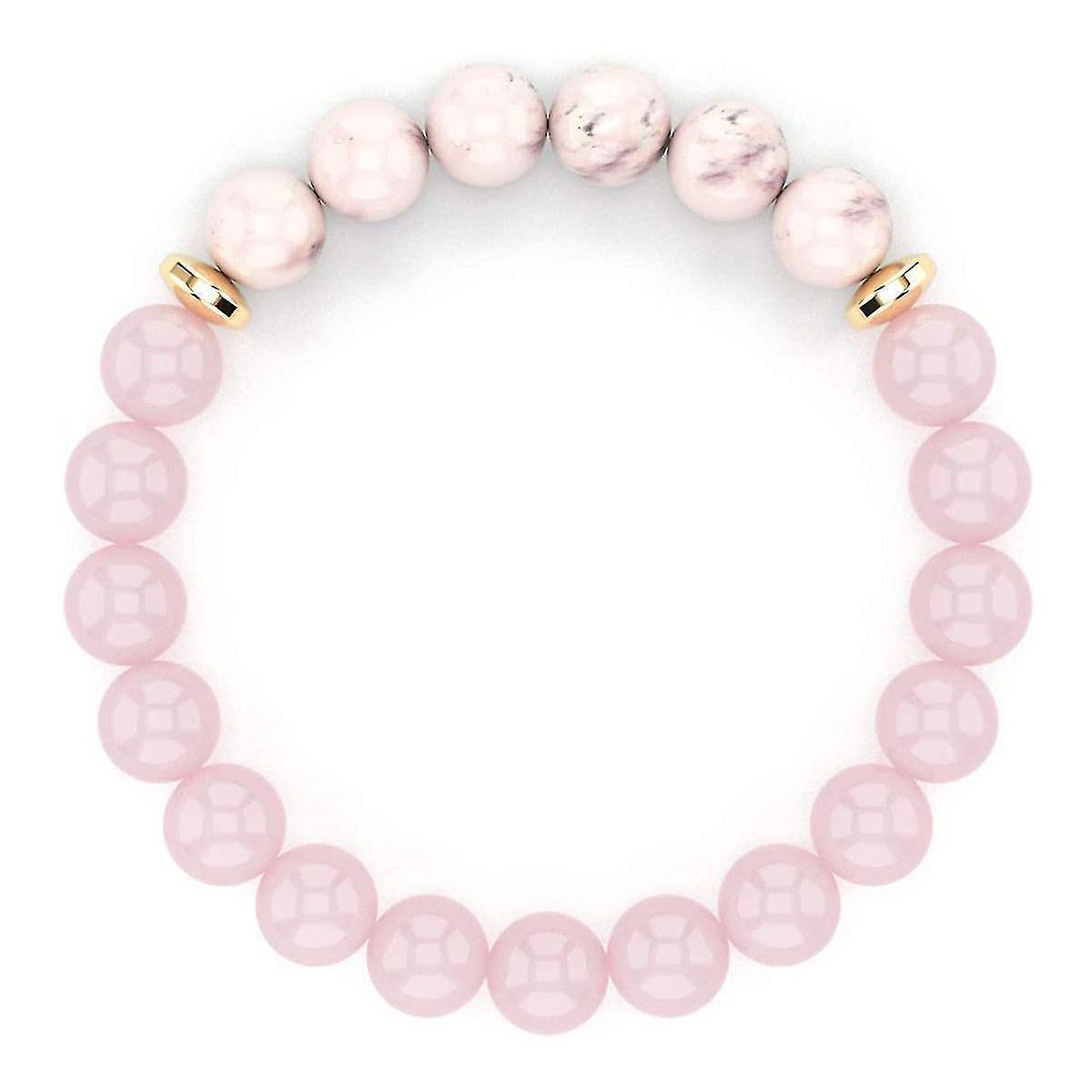 Rose Quartz Bracelet For Women, Rose Quartz Crystal, Pink Opal Peru, Hematite, Anxiety Bracelet For Women, Ultra Cute Pink Bracelets For Women