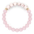 Rose Quartz Bracelet For Women, Rose Quartz Crystal, Pink Opal Peru, Hematite, Anxiety Bracelet For Women, Ultra Cute Pink Bracelets For Women