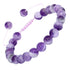 Sajy Round 0.315 Inch (0.31 Inch) Macrame Natural Gemstone Bracelet Healing Crystal Quartz Beads Chakra Bracelet